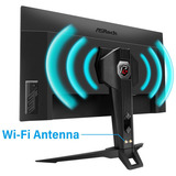 ASRock  31.5" Moniteur gaming  Noir