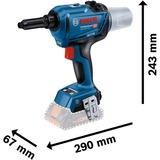 Bosch BOSCH GRG 18V-16 C 2x 4.0Ah ProCo. LBOXX, Pistolet de rivetage Bleu/Noir