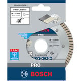 Bosch Disques à tronçonner diamantés Best for Ceramic Extra Clean Turbo, Disque de coupe 11,5 cm, 2,22 cm, 1,4 mm