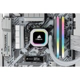 Corsair 16 Go DDR4-3200 Kit, Mémoire vive Blanc, CMH16GX4M2E3200C16W, Vengeance RGB PRO SL, XMP 2.0