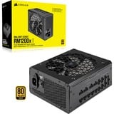 Corsair RM1200x Shift 1200W alimentation  Noir, 1x 12VHPWR, 8x 6+2-pin PCIe, gestion des câbles