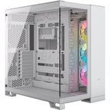 Corsair iCUE LINK 6500X RGB boîtier midi tower Blanc | 4x USB-A | 1x USB-C | RGB | Verre Trempé