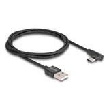 DeLOCK USB-A 2.0 > Mini USB-B, Câble Noir, 1 mètre, Double blindage