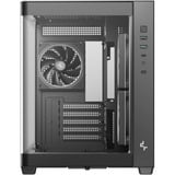 DeepCool CG330U 3F boîtier mini tower Noir | 2x USB-A | 1x USB-C | RGB | Verre trempé