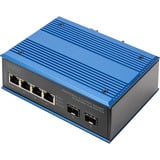 Digitus Commutateur Gigabit Ethernet PoE industriel 4+2 ports, Switch 