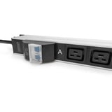 Digitus DN-95451, Multiprise Noir/en aluminium