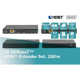 Digitus DS-55508, Extension HDMI Noir