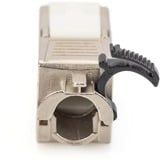Digitus Module Keystone CAT 6A, blindé avec gestionnaire de câbles intelligent, pack (24 pièces), Module de Keystone Argent, blindé avec gestionnaire de câbles intelligent, pack (24 pièces), Argent, 14,5 x 35,3 x 19,5 mm, 19 g, -10 - 60 °C, 24 pièce(s), Chine