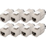 Digitus Module Keystone Cat.6a, blindé, Module de Keystone Argent
