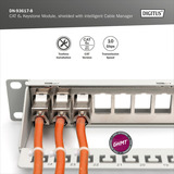 Digitus Module Keystone Cat.6a, blindé, Module de Keystone Argent