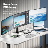 Digitus Station d'accueil USB-C 13 ports Gris/Noir