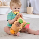 Fisher-Price Fisher-Price-Mon Capybara Câlins-Peluche anneau de dentition et hochet Capybara jouet, 0,25 an(s), Sonore