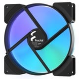 Fractal Design Prisma AL-18 ARGo PWM ventilateur de boîtier RGB  Noir, 180 x 180 x 38 mm, Connecteur PWM à 4 broches pour le ventilateur