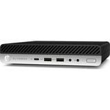 HP DESK-800G5-DM-A004, Mini PC Noir/Argent