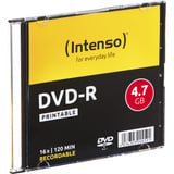 Intenso DVD-R 4,7 Go, Support vierge DVD 16x, 10 pièces, imprimable
