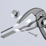 KNIPEX Cobra ES 87 51 180, 180mm, Clé à tuyau / Serre-tube Noir/Rouge