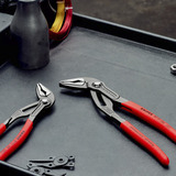 KNIPEX Cobra ES 87 51 180, 180mm, Clé à tuyau / Serre-tube Noir/Rouge
