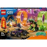 LEGO City - L’arène de cascade avec double looping, Jouets de construction 60339