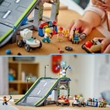 LEGO City - Rampe rapide pour voitures de course, Jouets de construction 60460 | Piste de course automobile pour voitures de course | Coffre à savon