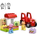 LEGO DUPLO Peppa Wutz Tracteur et Stand de Marché, Jouets de construction Vente au détail