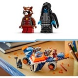 LEGO Marvel - Le vaisseau spatial de Rocket contre Ronan, Jouets de construction 76278