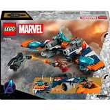 LEGO Marvel - Le vaisseau spatial de Rocket contre Ronan, Jouets de construction 76278