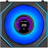 Lian Li UNI FAN SL-INF LCD FLEX ventilateur de boîtier RGB  Noir, 120 x 124 x 28 mm, PWM