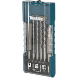 Makita Set de burins et forets à percussion SDS-plus, 6 pièces, Chisel et ensemble de forage 
