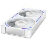 NZXT F240X RGB ventilateurs de boîtier Blanc, 2 pièces, 240 x 120 x 30 mm, PWM