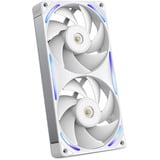 NZXT F240X RGB ventilateurs de boîtier Blanc, 2 pièces, 240 x 120 x 30 mm, PWM