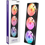 NZXT F360 RGB ventilateurs de boîtier Noir, 3 pièces, 360 x 120 x 25 mm, PWM