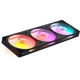 NZXT F360 RGB ventilateurs de boîtier Noir, 3 pièces, 360 x 120 x 25 mm, PWM