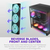 NZXT F360 RGB ventilateurs de boîtier Noir, 3 pièces, 360 x 120 x 25 mm, PWM