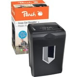 Peach PS500-70 destructeur de papier Destruction croisée 58 dB Noir, Broyeur de document Noir, Destruction croisée, 18 L, 200 feuilles, 58 dB, 14 feuilles, Noir