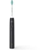 Philips 3100 series HX3671/14 Brosse à dents électrique - Noire, Brosse a dents electrique Noir, Adulte, Brosse à dents à ultrasons, Soin quotidien, Noir, Batterie, Batterie intégré