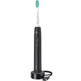 Philips Sonicare 3100 series 3100 series HX3671/14 Brosse à dents électrique - Noire, Brosse a dents electrique Noir, Adulte, Brosse à dents à ultrasons, Soin quotidien, Noir, Batterie, Batterie intégré