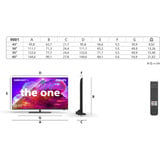 Philips The One 65" 4K Ultra HD TV QLED Gris
