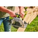 Ryobi ONE+ Scie circulaire à main sans balais RCS18BL-0, 18 volts Vert/Noir