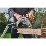 Ryobi ONE+ Scie circulaire à main sans balais RCS18BL-0, 18 volts Vert/Noir