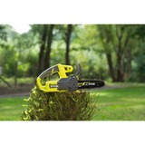 Ryobi ONE+ Tronçonneuse à batterie RY18CS20A-0, 18Volt, Scie à chaîne Vert/Noir