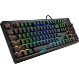 Sharkoon SKILLER SGK30 Blue, clavier gaming Noir, Layout États-Unis, Huano Blue, LED RGB