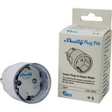 Shelly Plug PM Gen3, Prise de courant Blanc