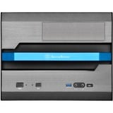 SilverStone Sugo SG12 unité centrale Bureau Noir boîtier midi tower Noir | 1x USB-A | 1x USB-C