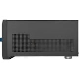 SilverStone Sugo SG12 unité centrale Bureau Noir boîtier midi tower Noir | 1x USB-A | 1x USB-C