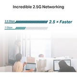 TP-Link TX201 carte réseau Interne Ethernet 2500 Mbit/s Interne, Avec fil, PCI Express, Ethernet, 2500 Mbit/s, Noir, Gris