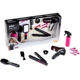 Theo Klein Coiffure - Mega set de coiffure Braun Satin Hair 7, Appareil ménager pour enfants Noir/Rose, Fille, 3 an(s)