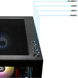 Thermaltake PC-000092-DE, PC gaming Noir/transparent