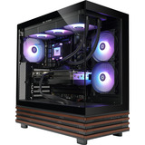 Thermaltake PC-000118-DE, PC gaming Noir/bois