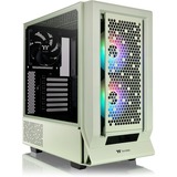 Thermaltake  boîtier midi tower Vert clair | 2x USB-A | 1x USB-C | RGB | Verre Trempé