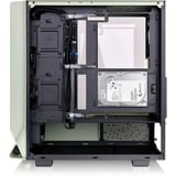 Thermaltake  boîtier midi tower Vert clair | 2x USB-A | 1x USB-C | RGB | Verre Trempé